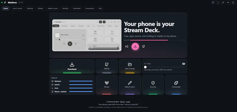 MiniDeck screenshot 2