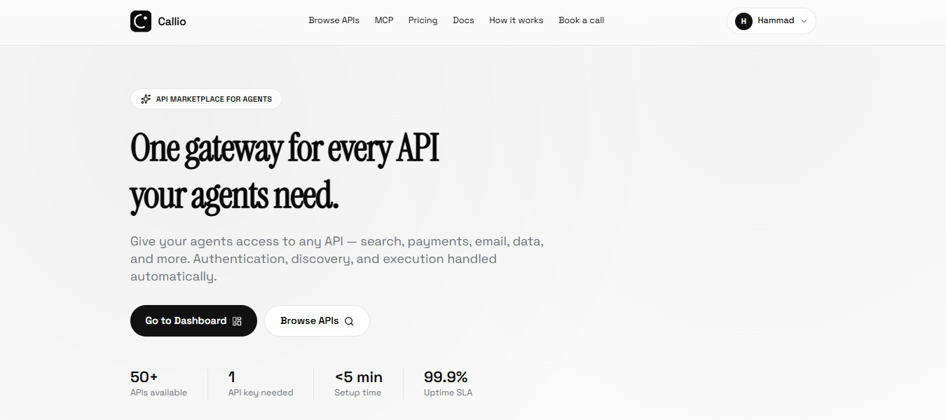 Callio - Main product screenshot demonstrating key features and user interface