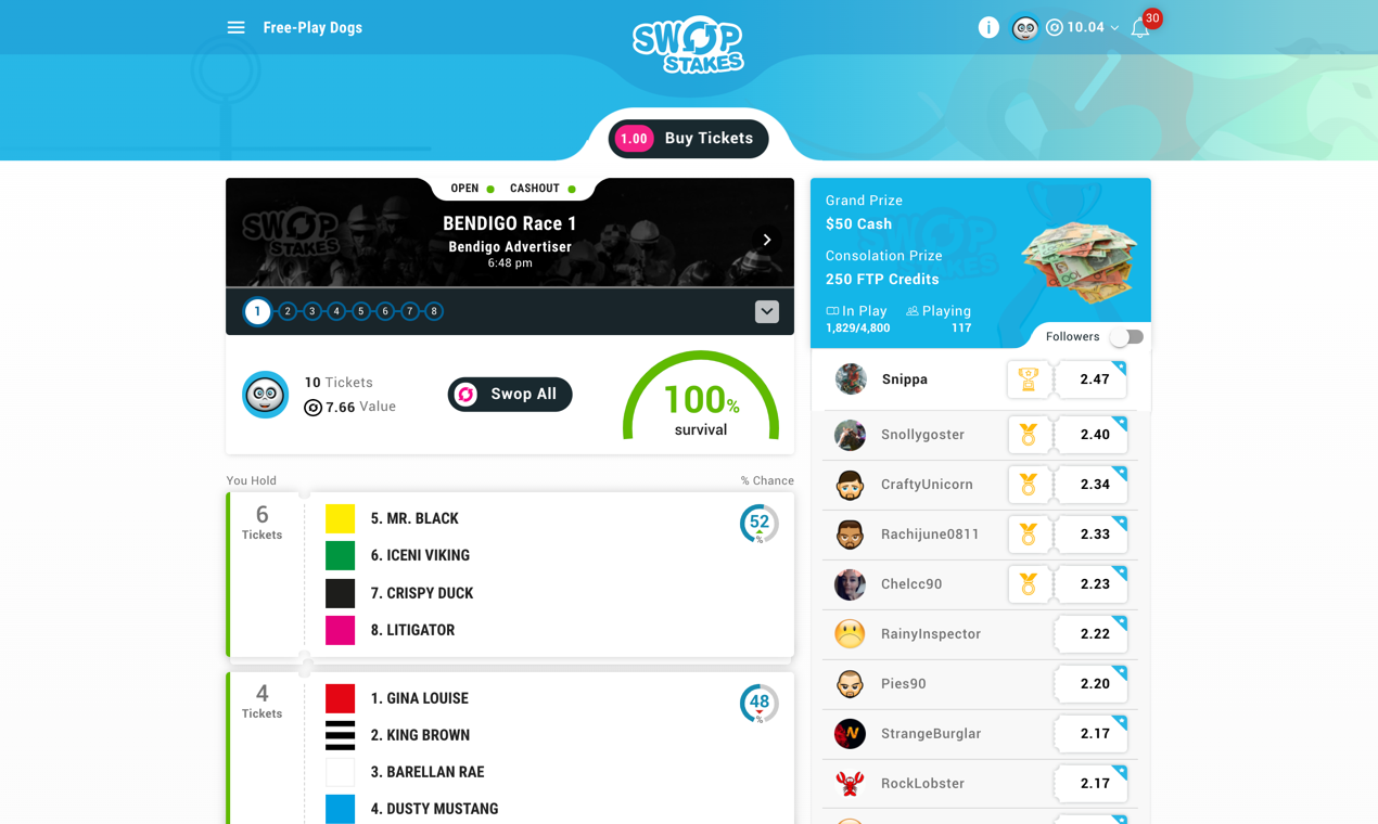 Swopstakes gallery image