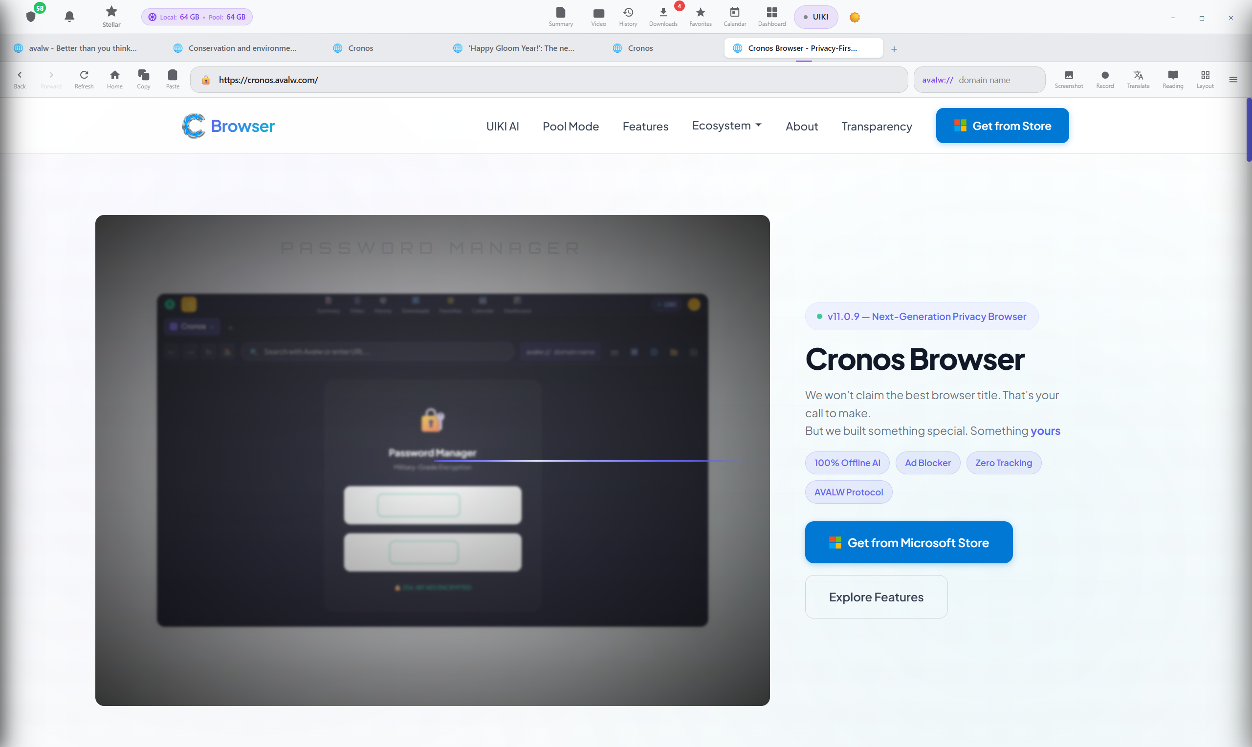 Cronos Browser gallery image