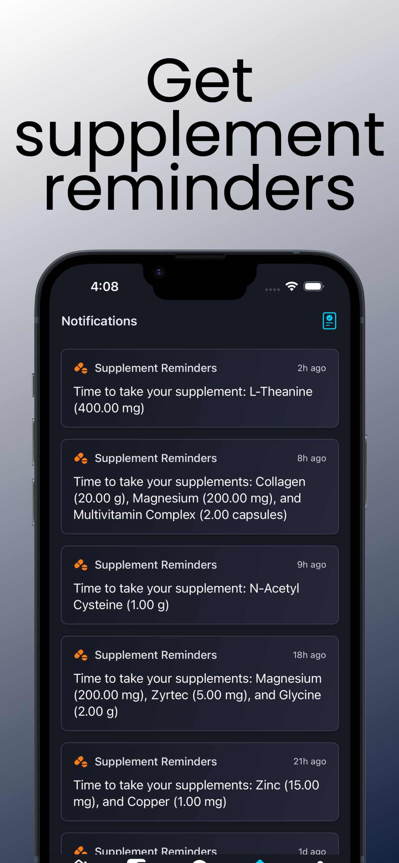 Staqc - Health & Supplement Tracker gallery image