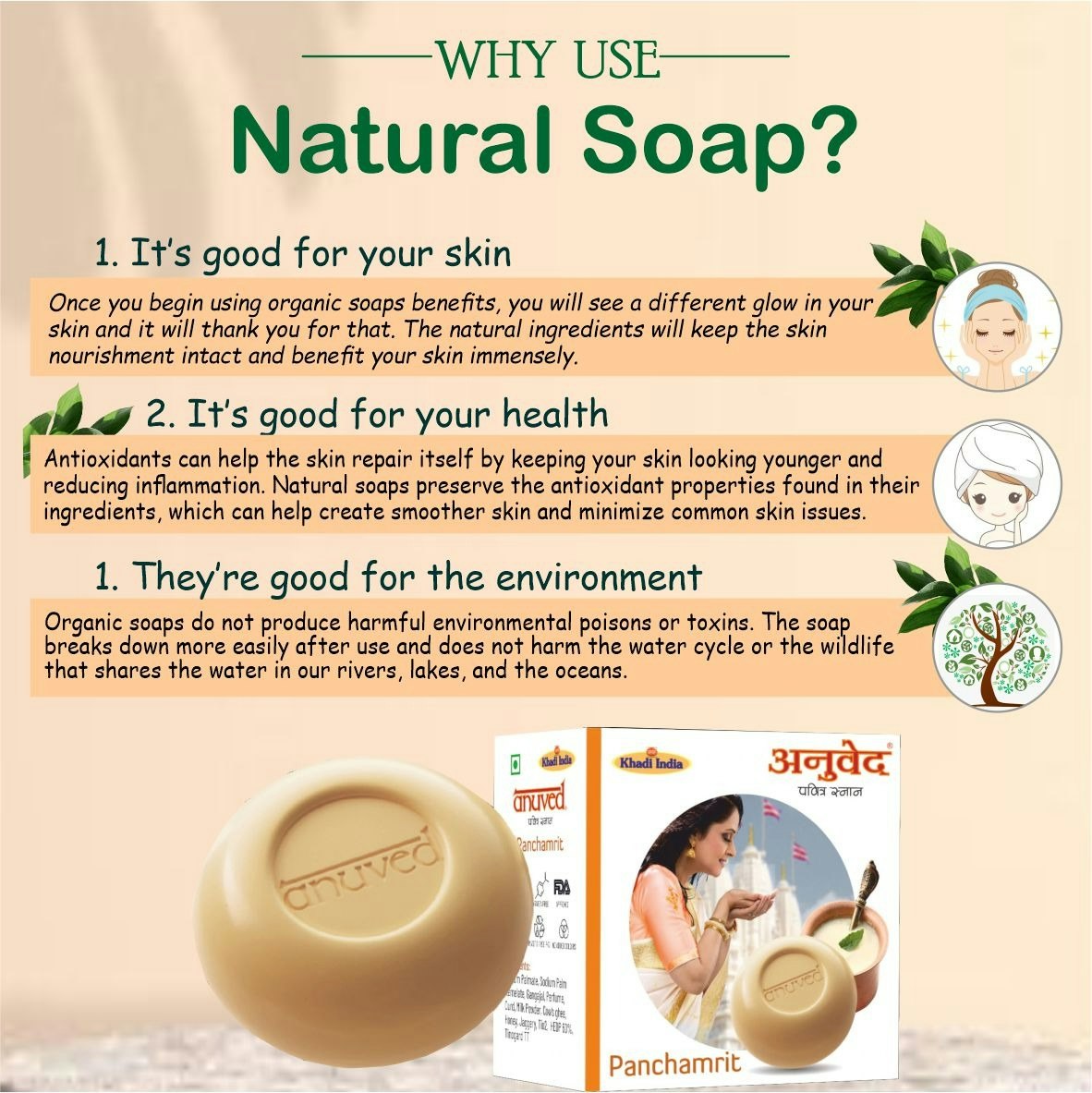 Natural anuved Soap