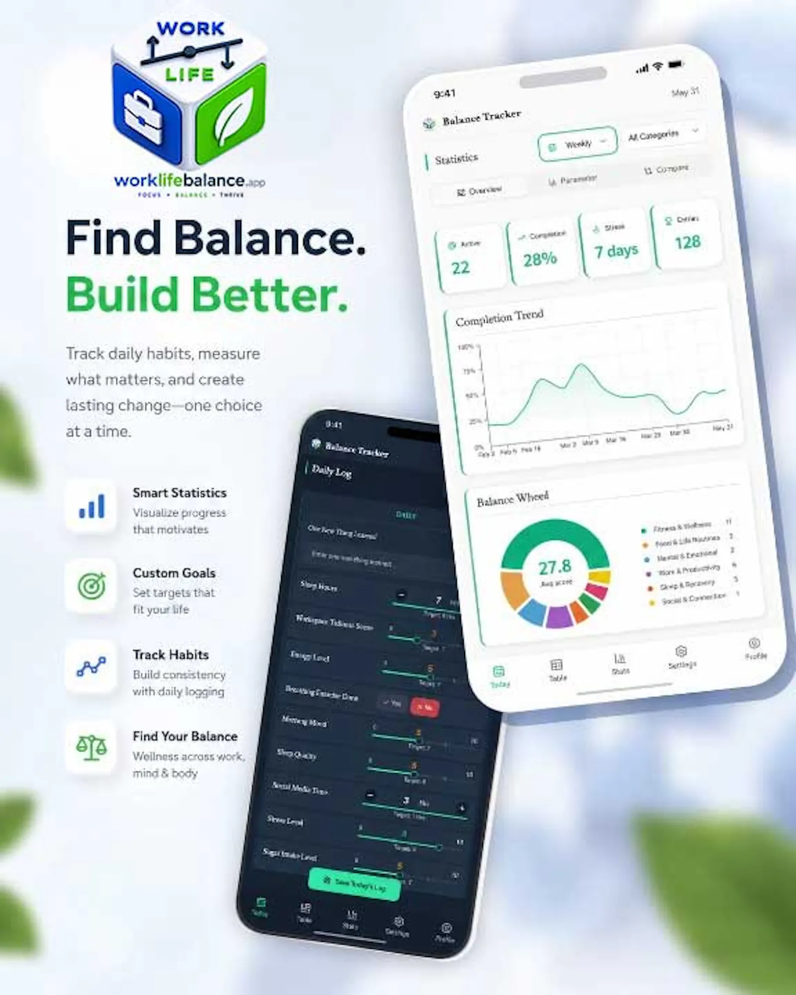 Work-Life Balance App screenshot 1