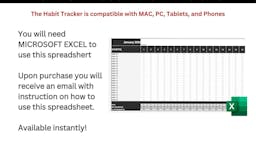 The MS Excel Habit Tracker media 3
