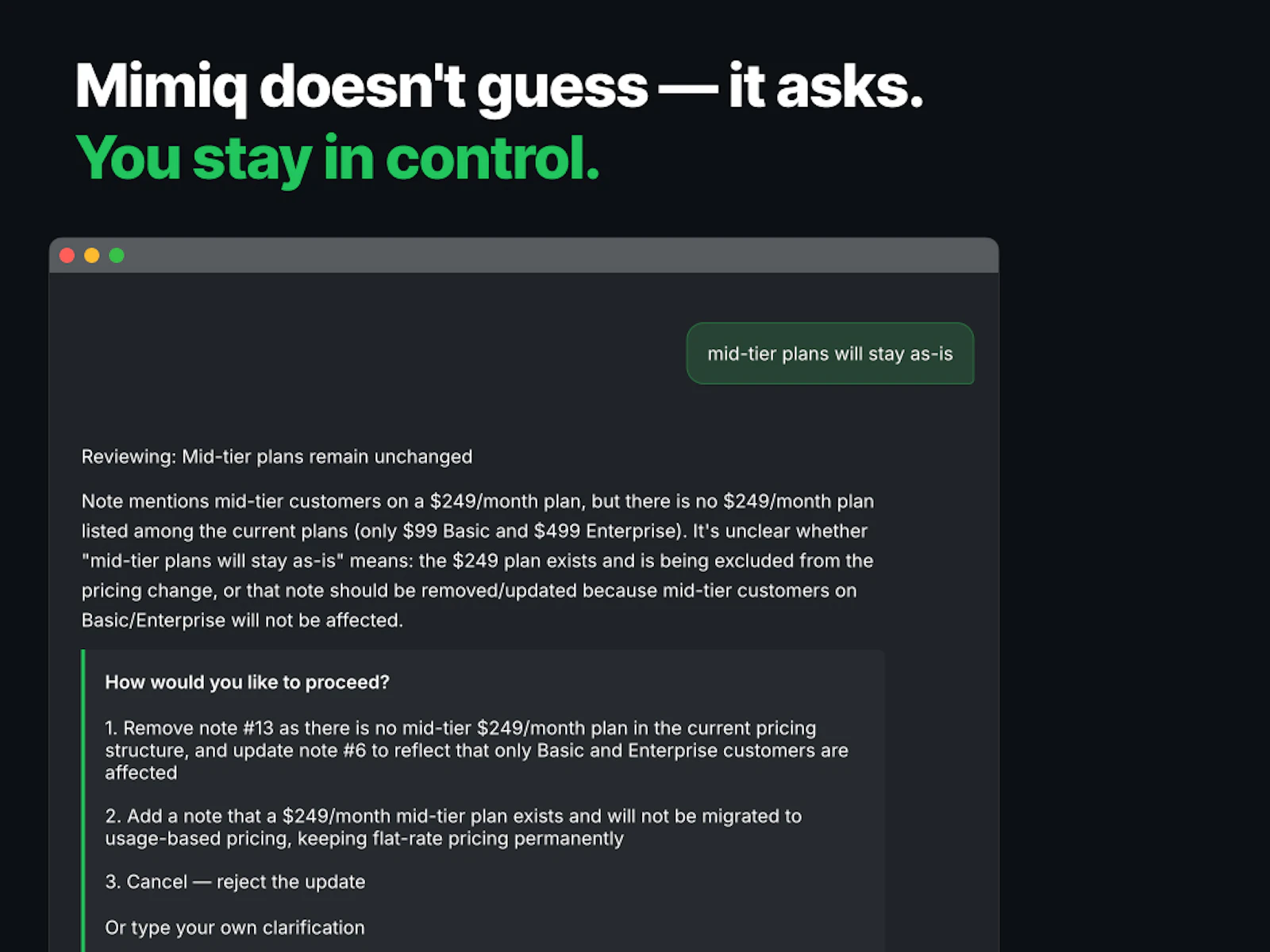 Mimiq screenshot 4