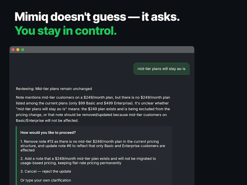 Mimiq screenshot 4