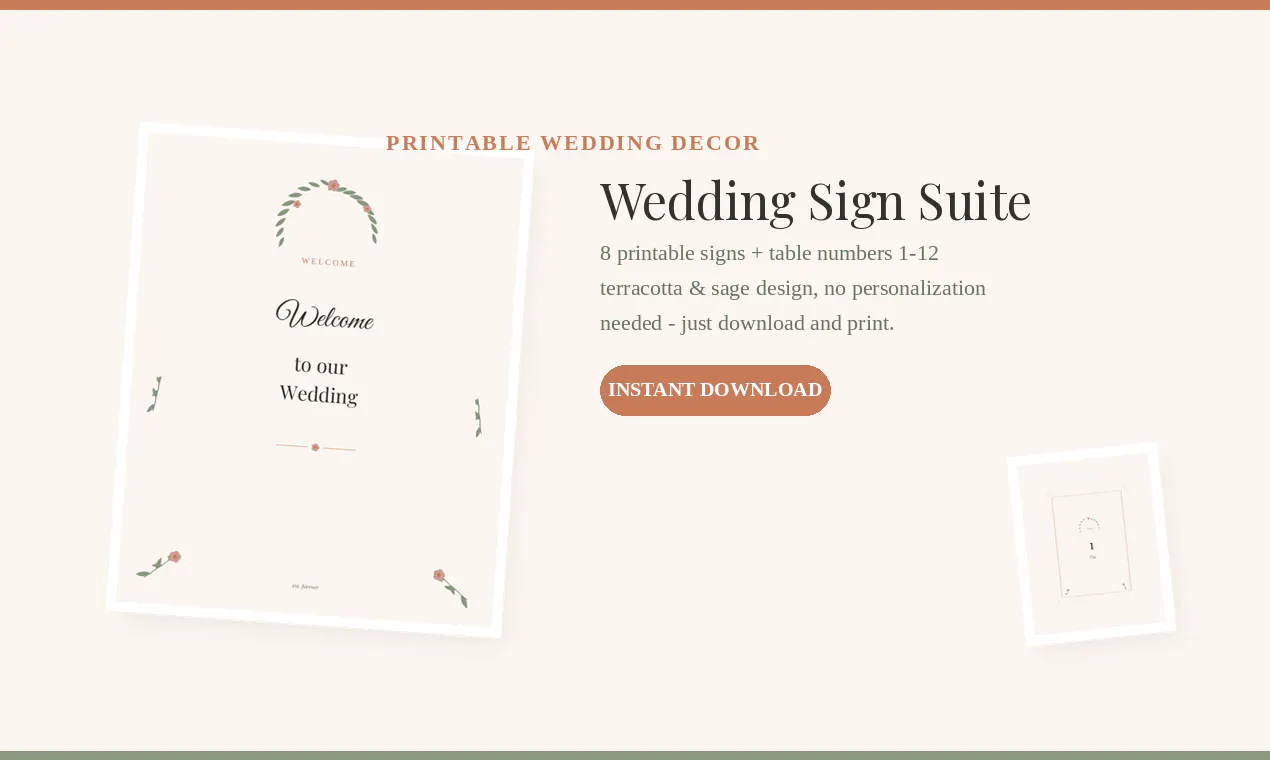 Wedding Sign Suite gallery image