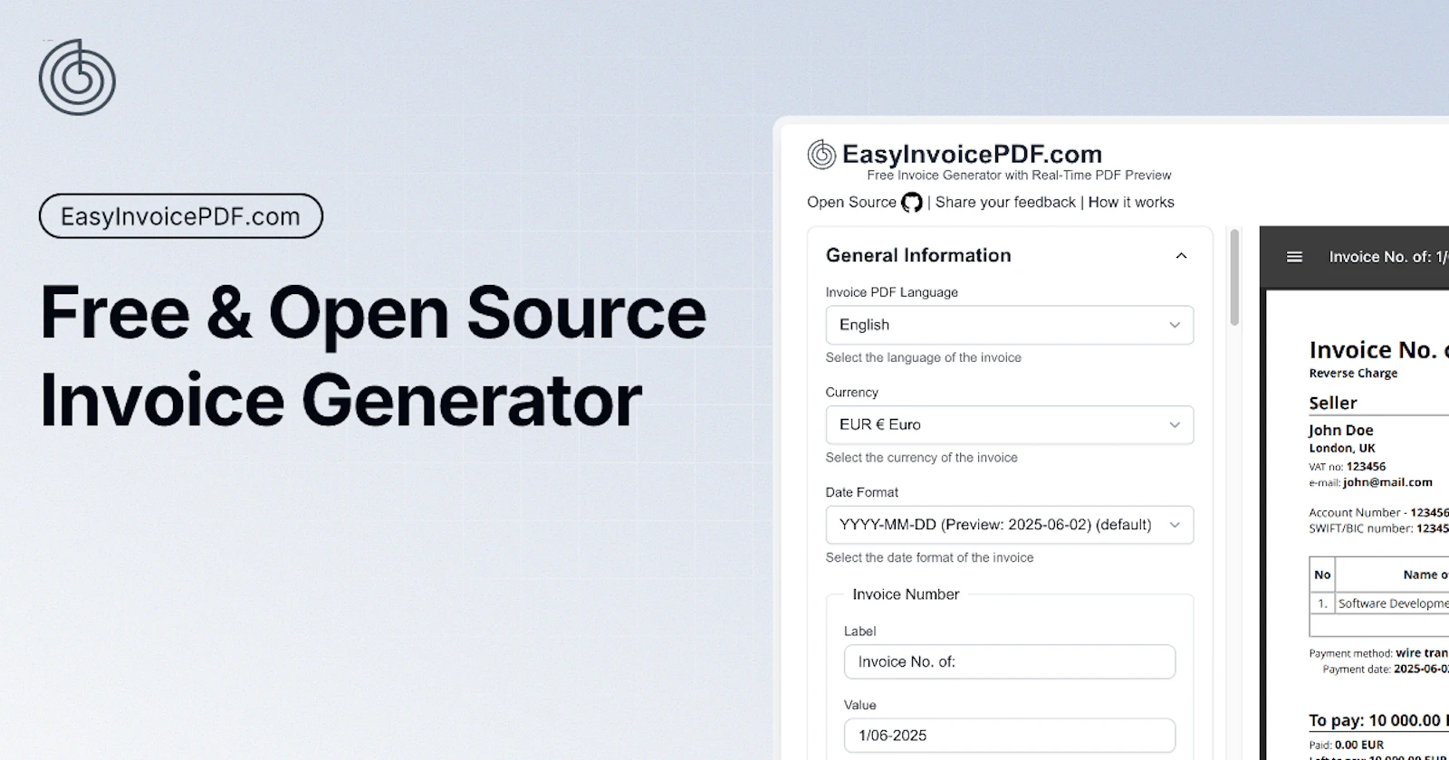 EasyInvoicePDF screenshot 2