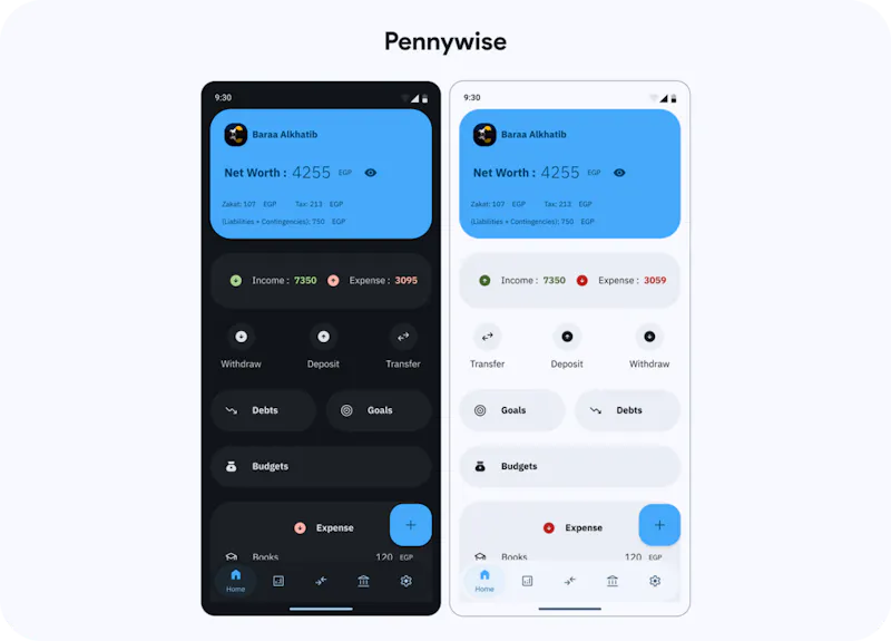 Pennywise Fintech UI Kit screenshot 1