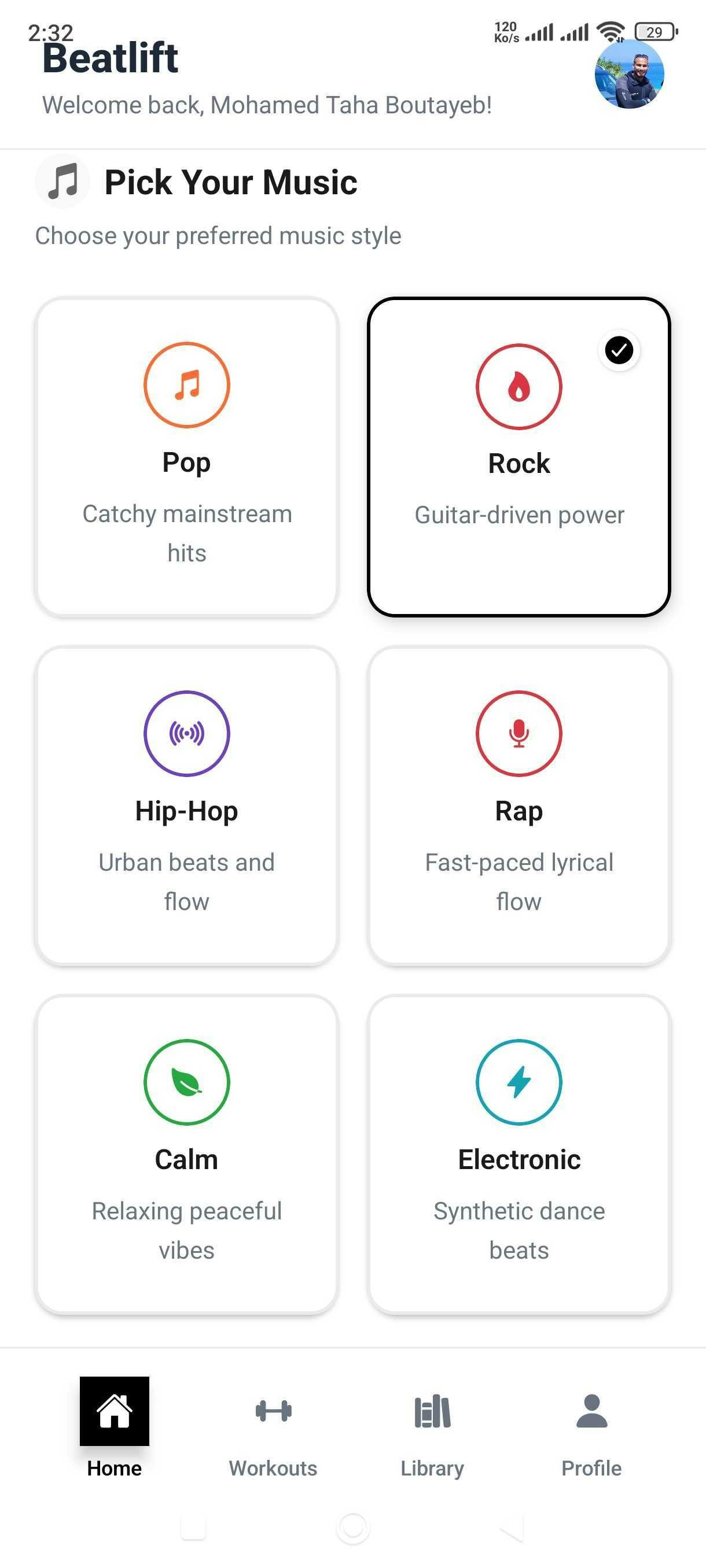 Média Beatlift - Musique d'entraînement alimentée par AI, chaque ascenseur a une bande sonore. 5