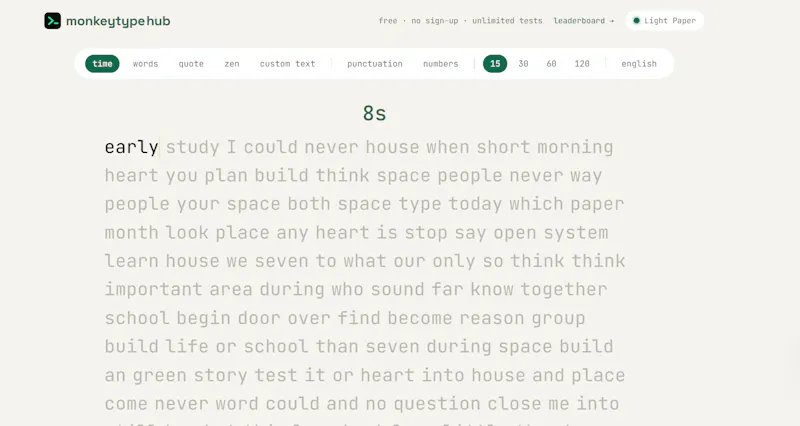 MonkeyTypeHub screenshot 3