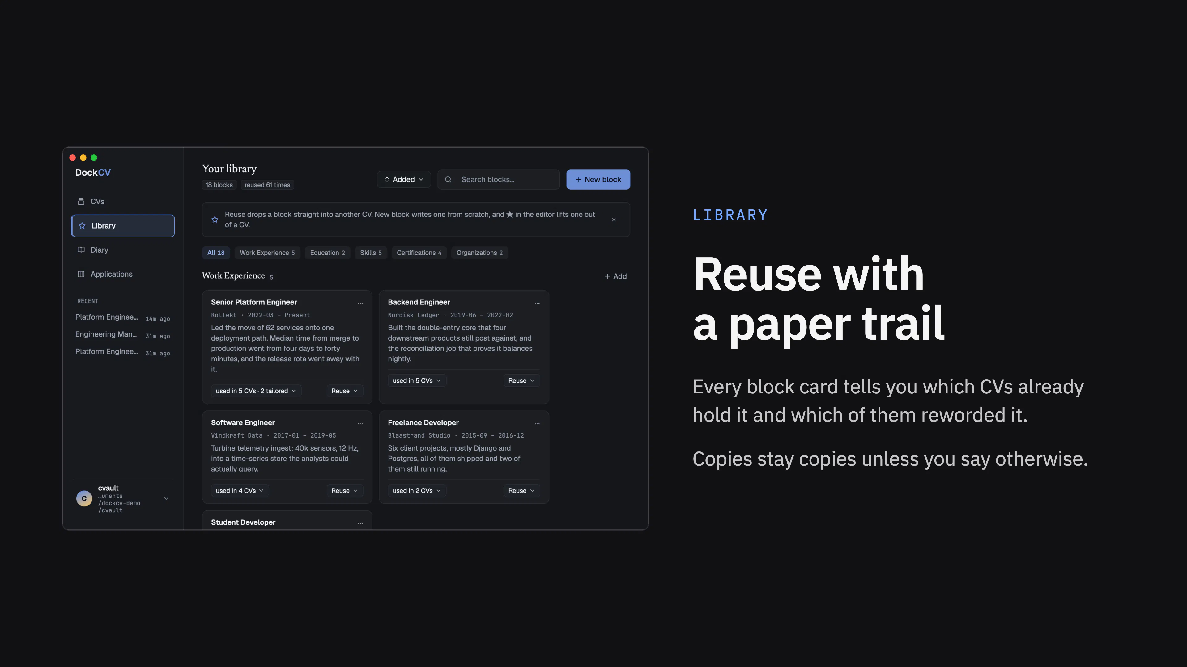 DockCV screenshot