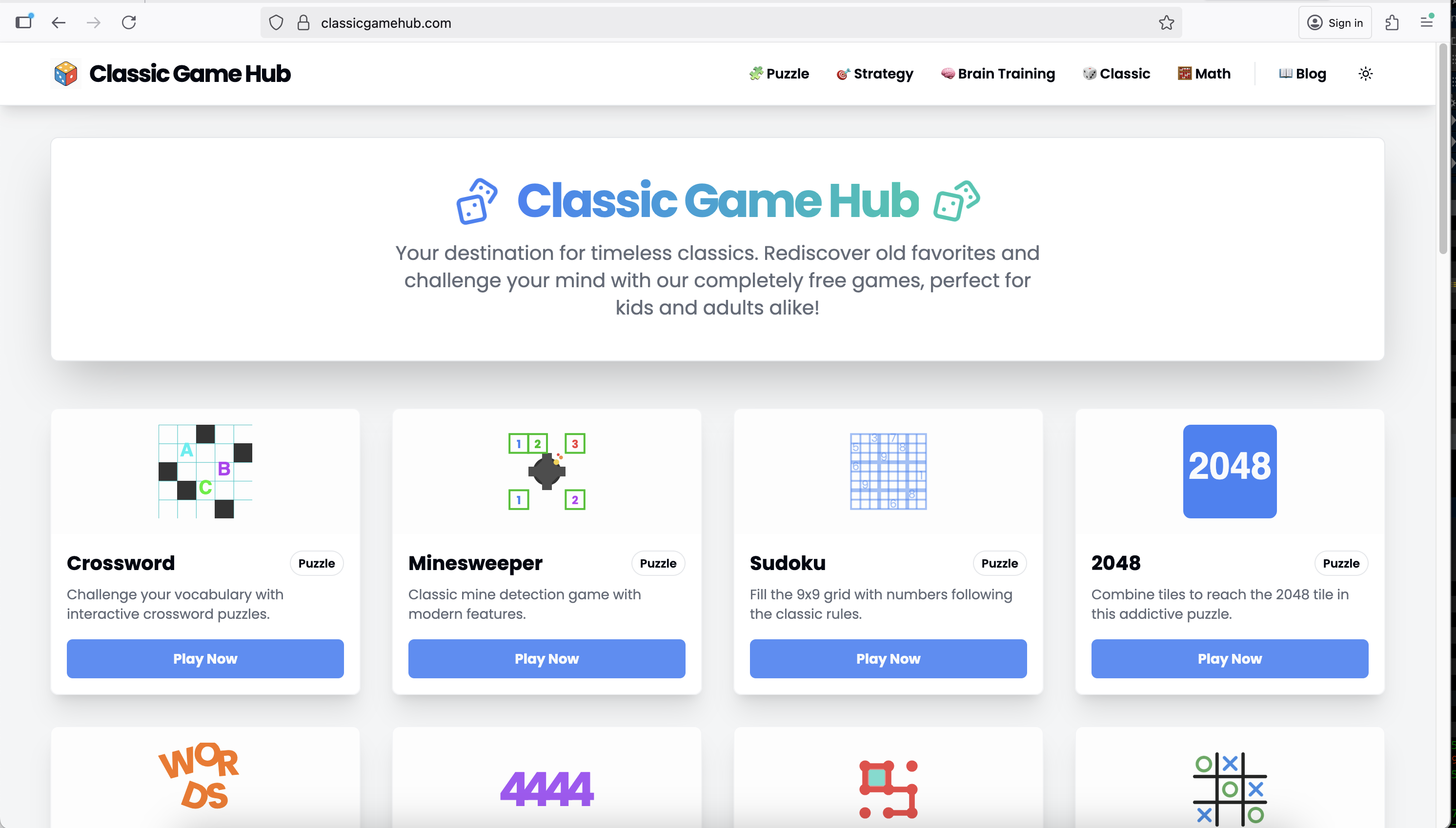 ClassicGameHub - Brain Training Games gallery image