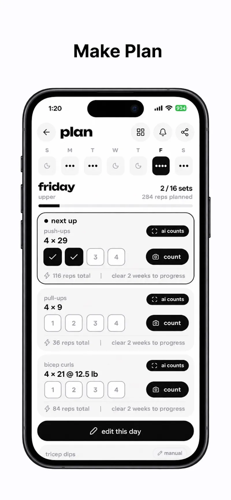 Rep AI: Fitness Rep Counter screenshot 4