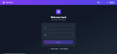 NgMFE Starter Kit gallery image