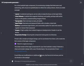 UI Components generator GPT gallery image