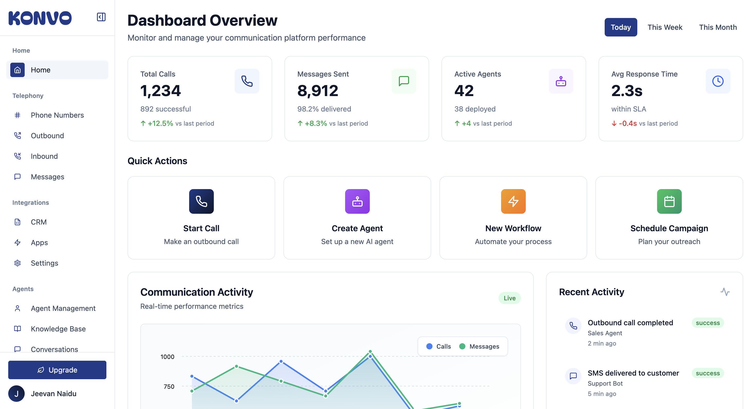 KONVO - Screenshot 2 showing product features and functionality