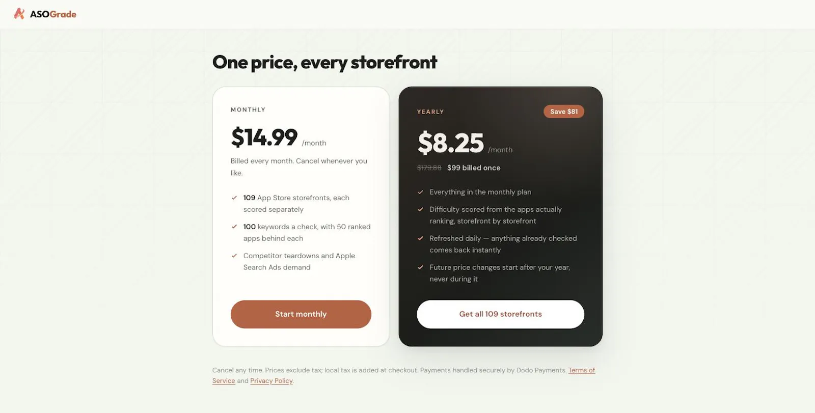 ASOGrade screenshot 2