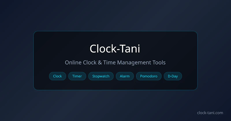 Clock-Tani screenshot 2