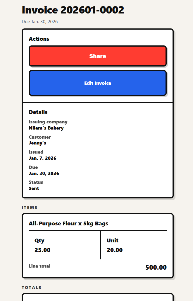 Invoice Generator by Trainward gallery image
