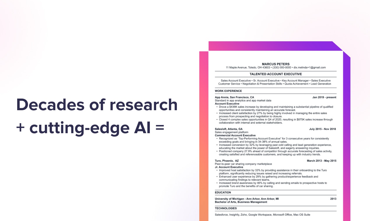 Media Leet Resume: Pakar, Resume Ai-Assisted - Resume setiap orang - resume percuma, sekarang lebih pantas dengan pembantu ai 3