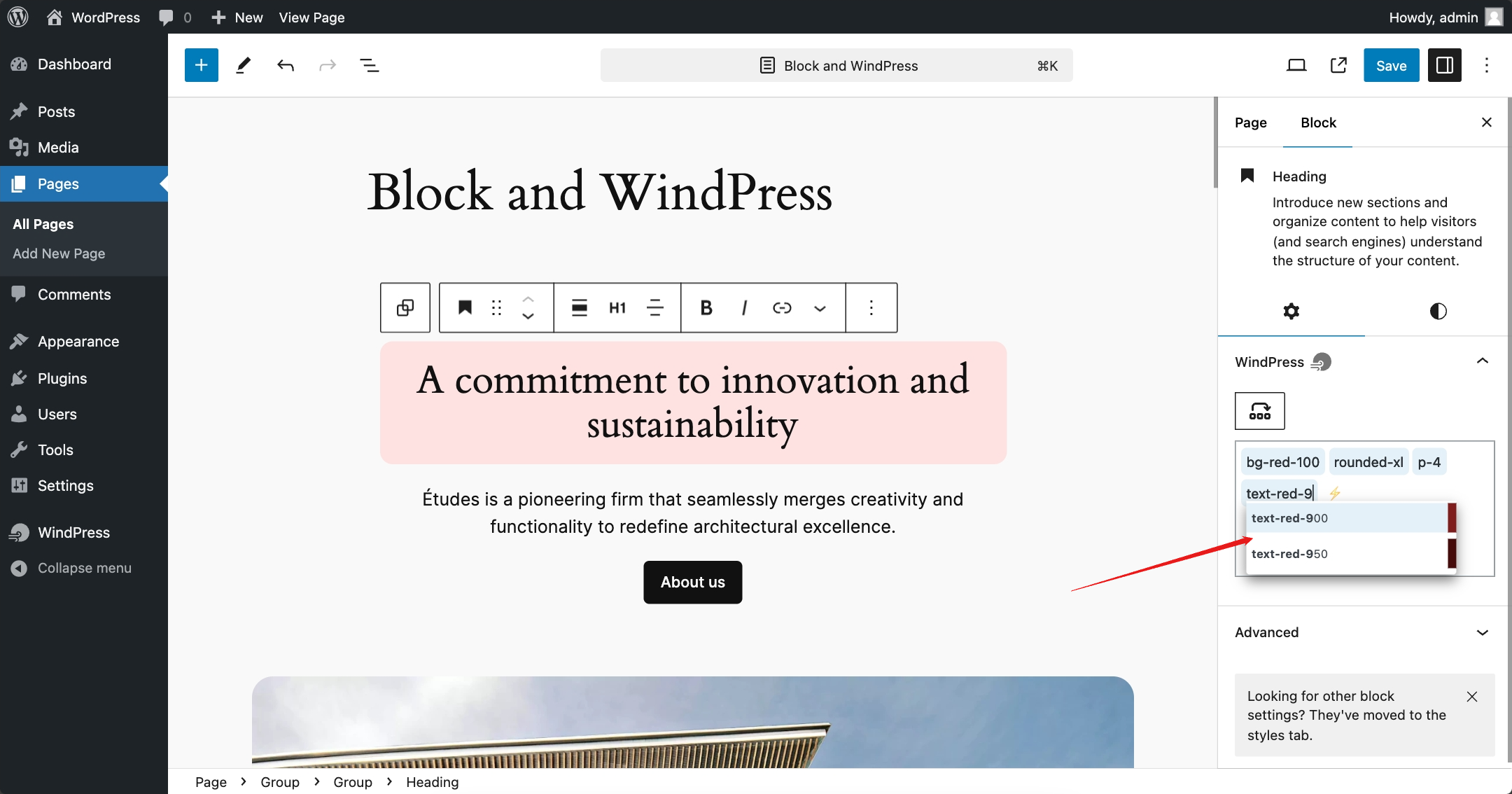 Windpress - Rückenwind -CSS -Integration für WordPress - Plug -and -Play Medien 2