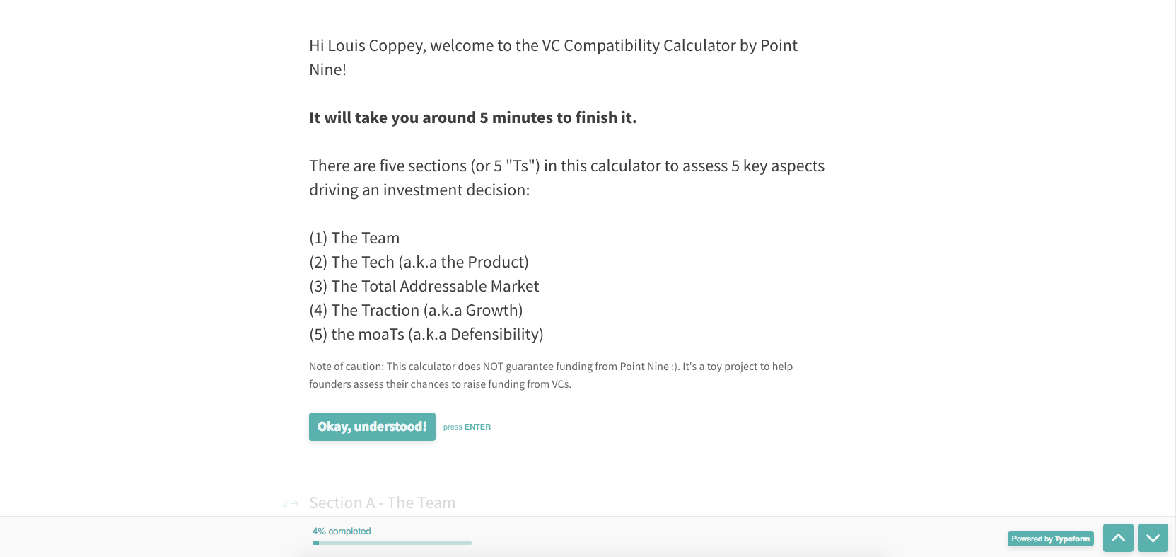 VC Compatibility Calculator gallery image