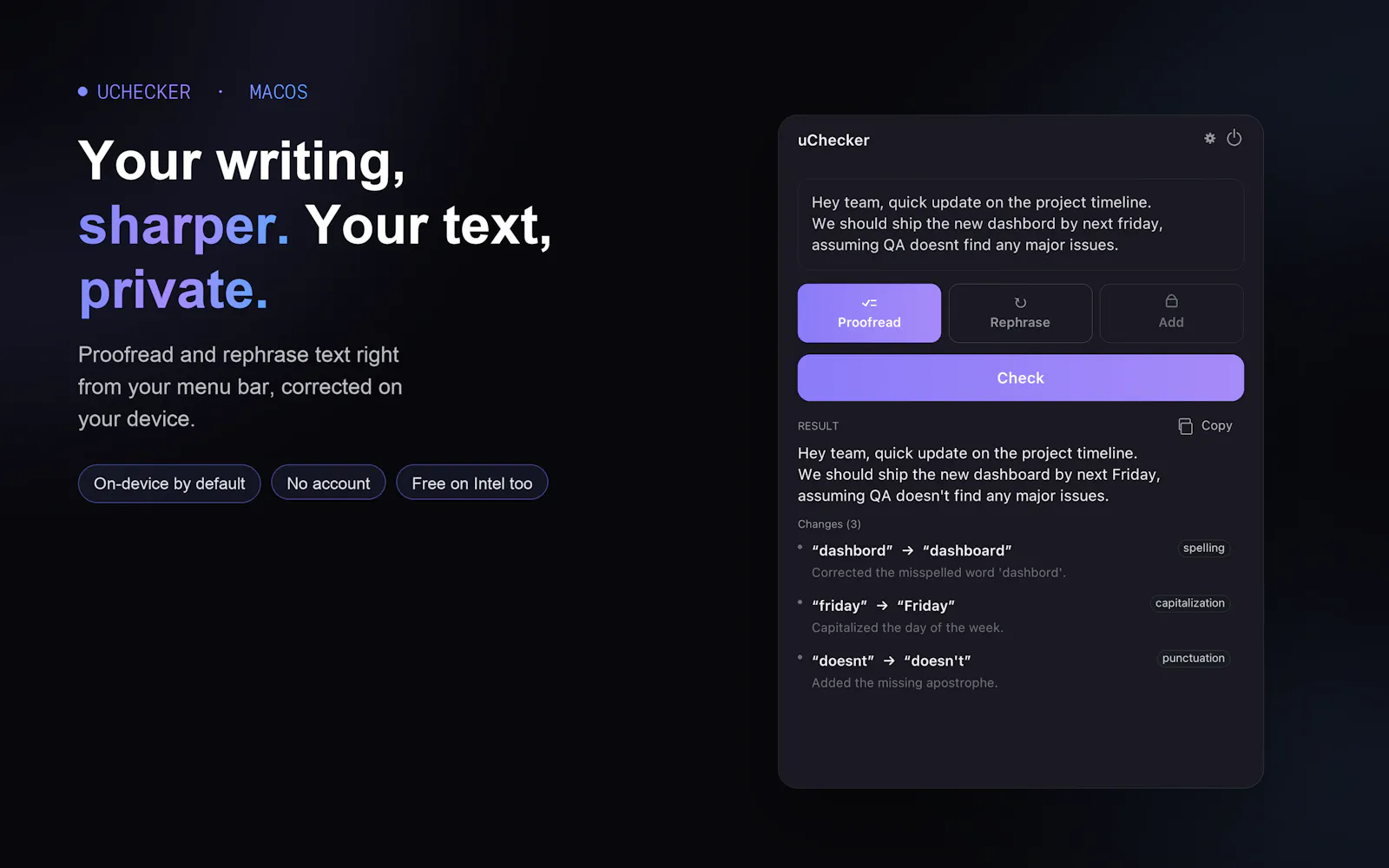 uChecker screenshot 1