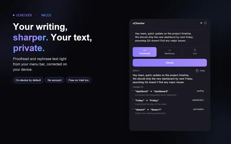 uChecker screenshot 1