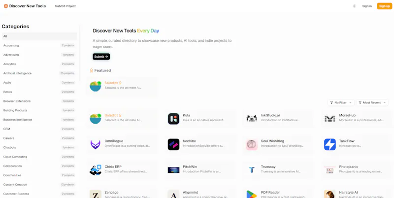 Discover New Tools screenshot 1