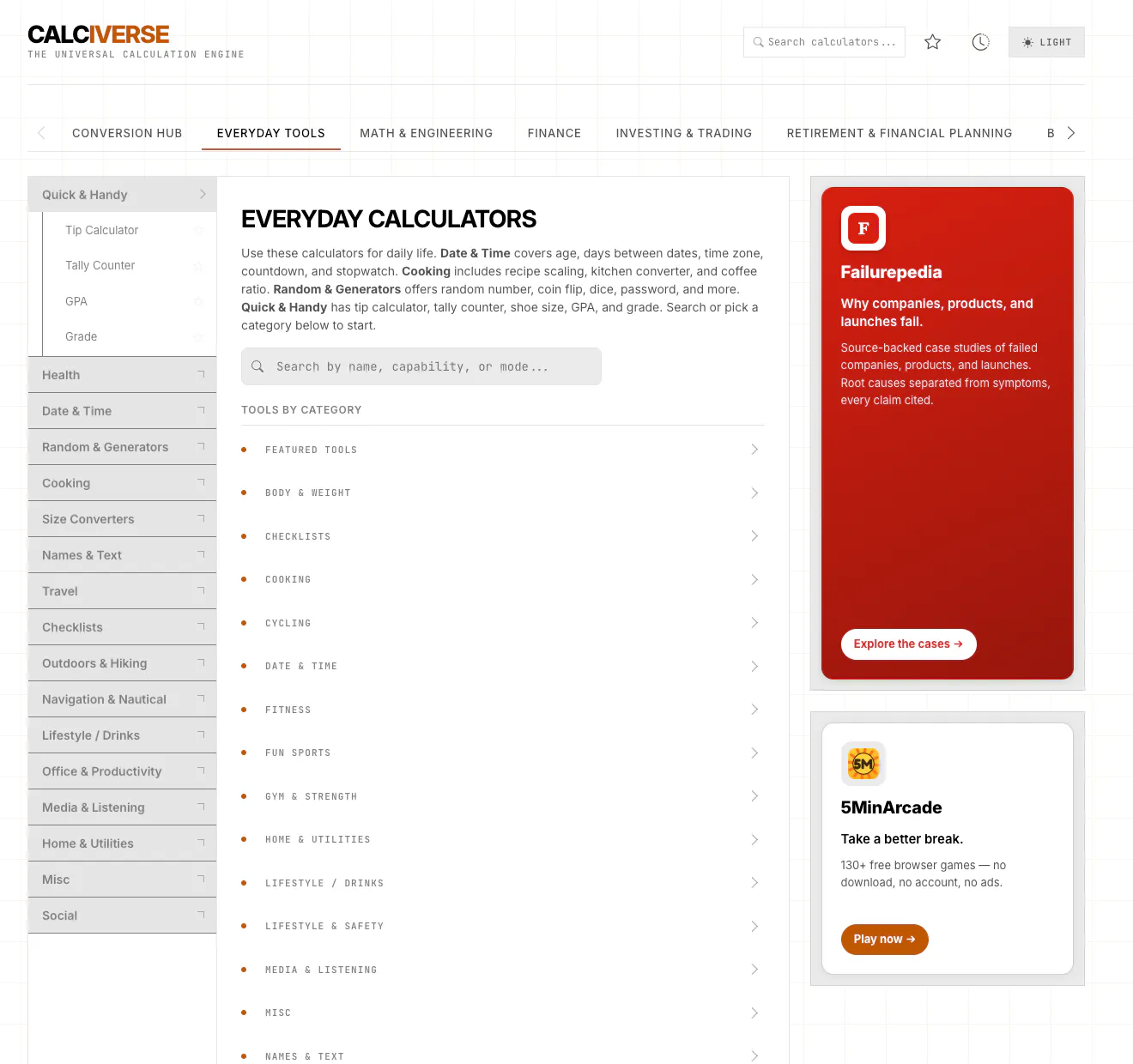 Calciverse: 700+ Calculators in One App gallery image