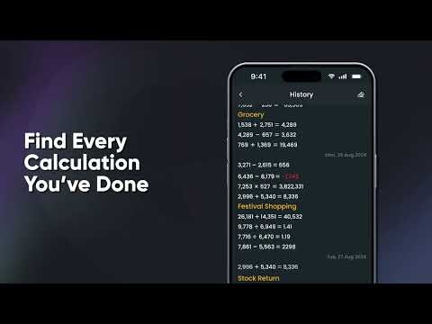 Simple Calculator with History gallery image