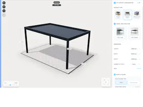 3D Configurator for Pergolas gallery image