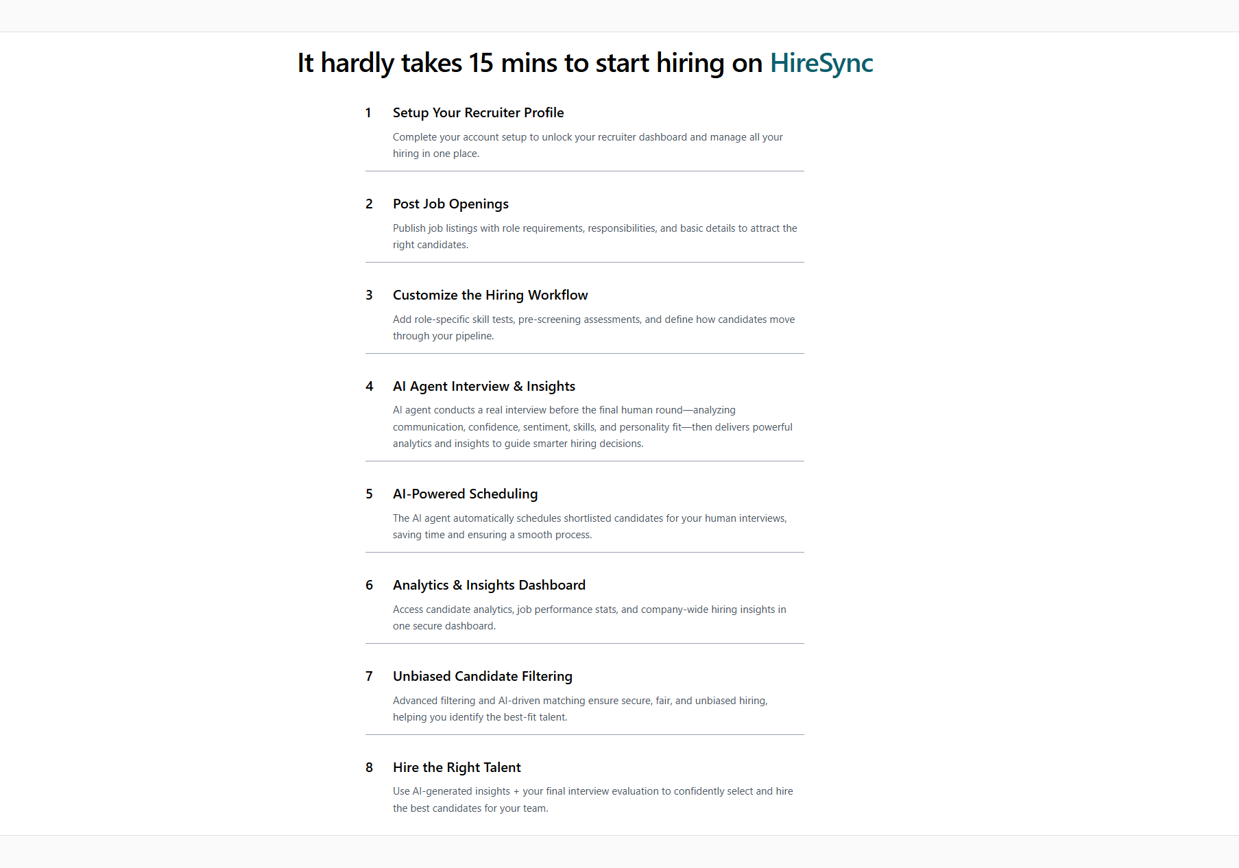 HireSync gallery image