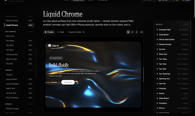 Lazy UI screenshot 4