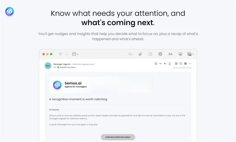 Semos.ai Manager Agents screenshot 7
