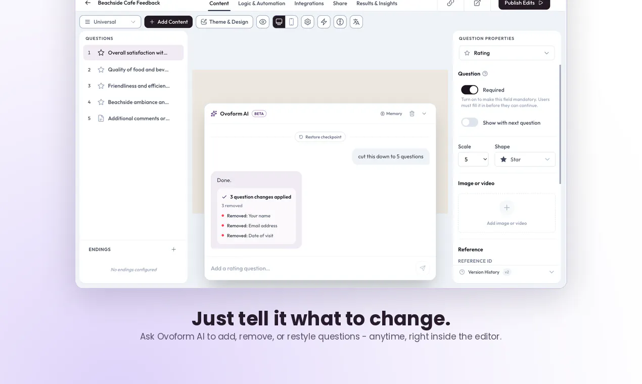 Ovoform screenshot 3