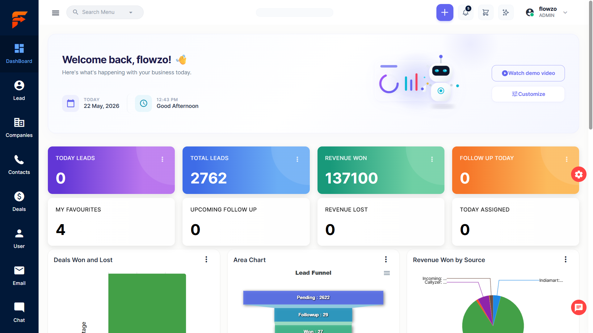 Flowzo CRM gallery image