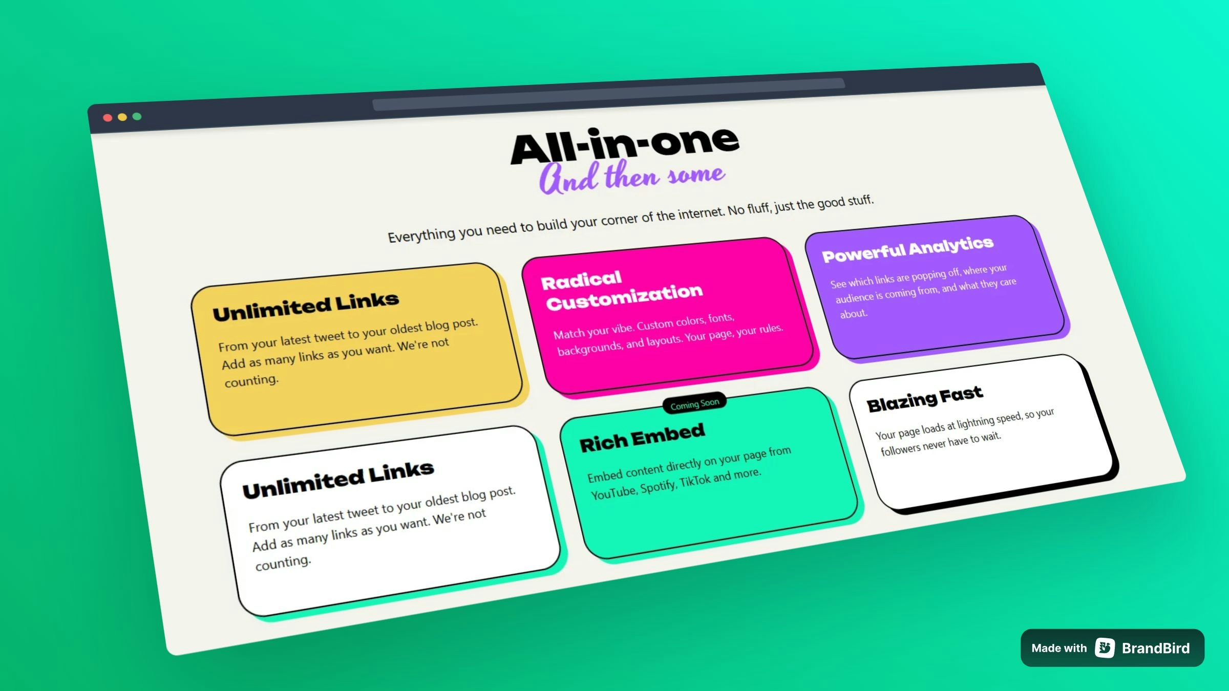 Sociials - Modern Link-in-Bio Tool - Screenshot 3 showing product features and functionality