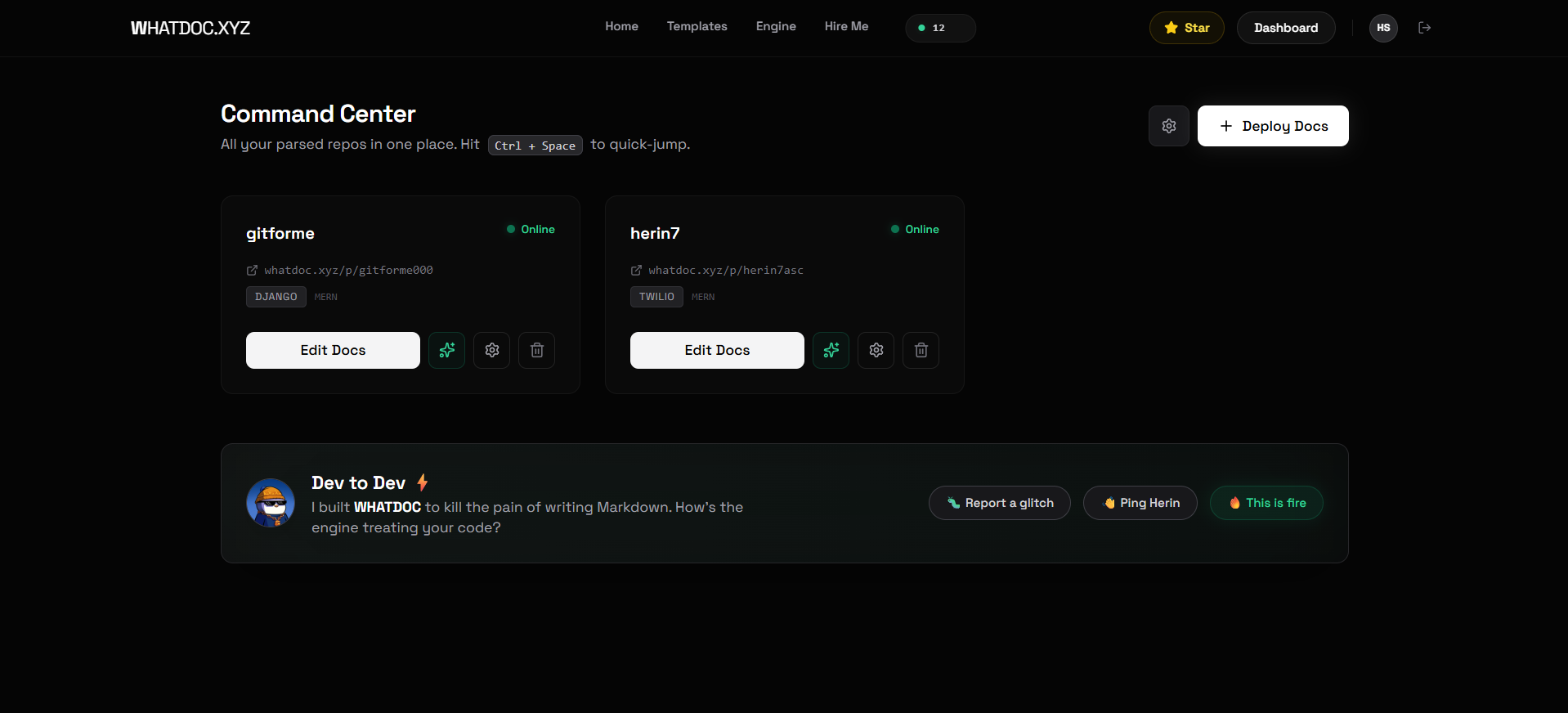 whatdoc.xyz - Screenshot 4 showing product features and functionality
