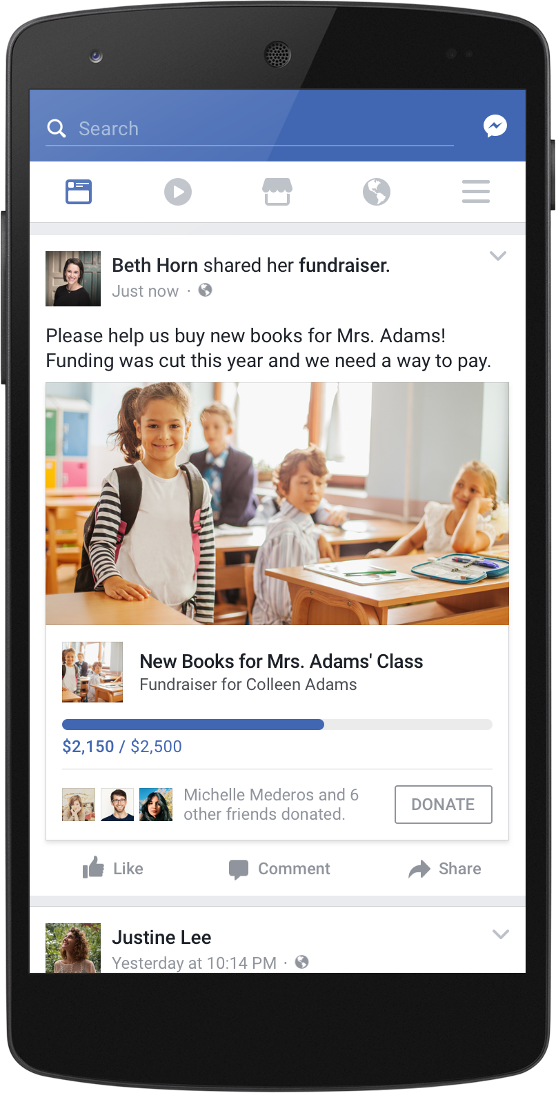 Personal Fundraisers by Facebook gallery image