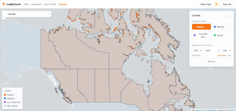 LogMyTravel screenshot 5