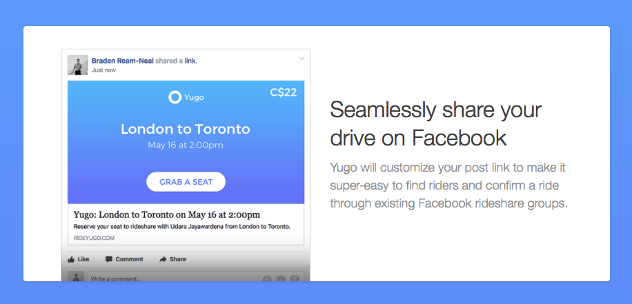 Yugo Ridesharing gallery image