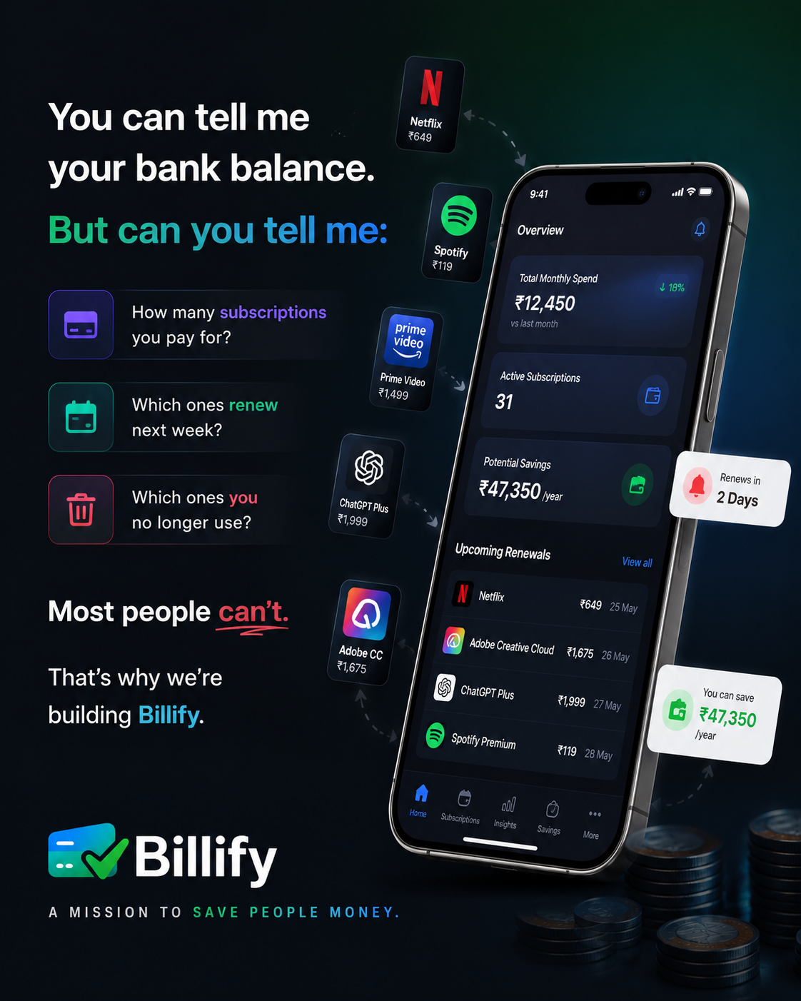 Billify gallery image
