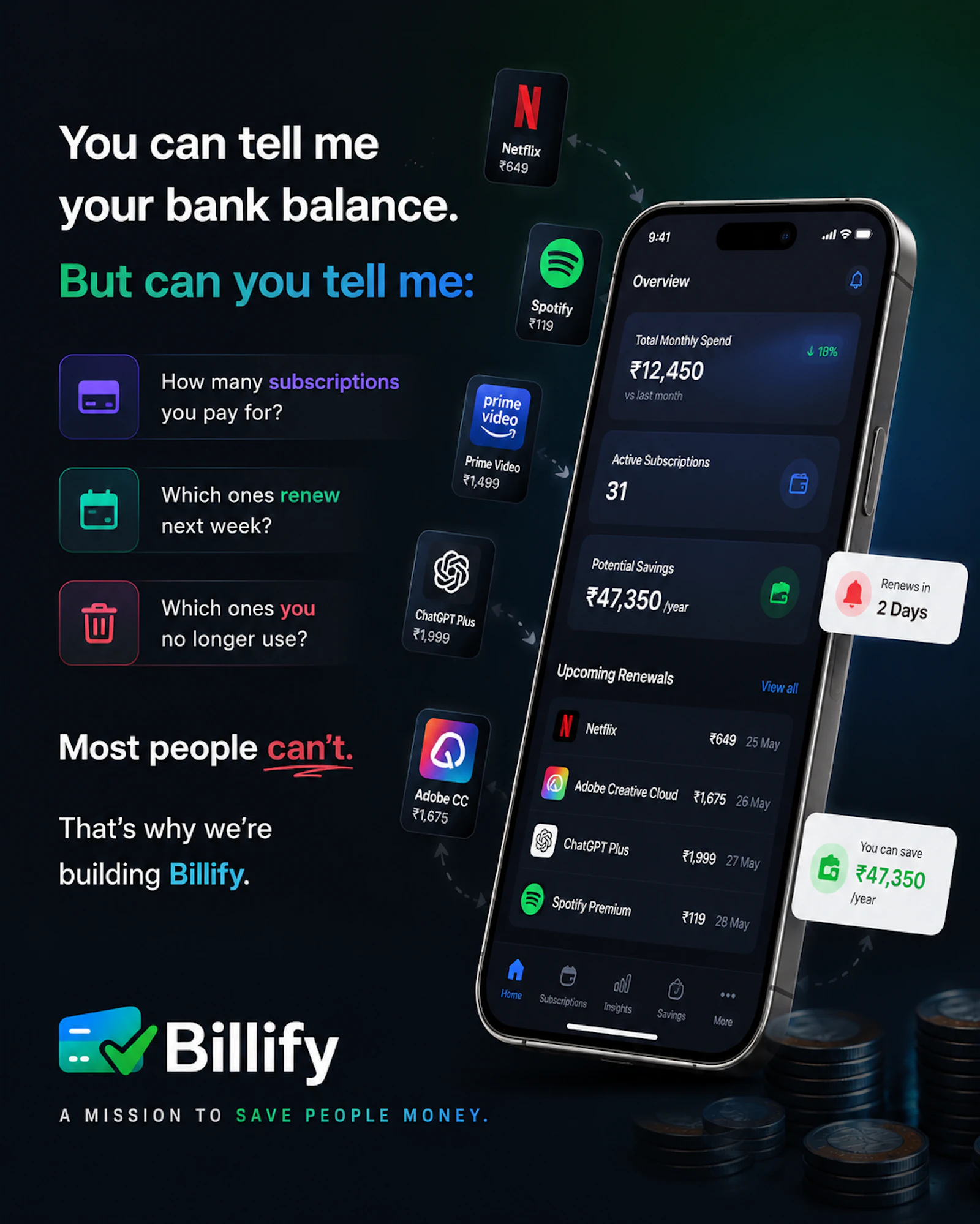 Billify screenshot 2