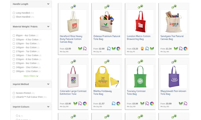 GoPromotional Tote Bags screenshot 3