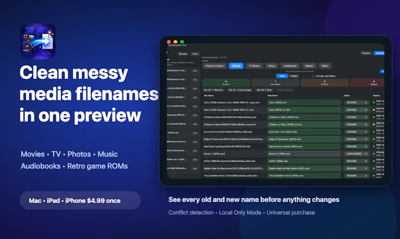 Media Renamer Pro screenshot 2