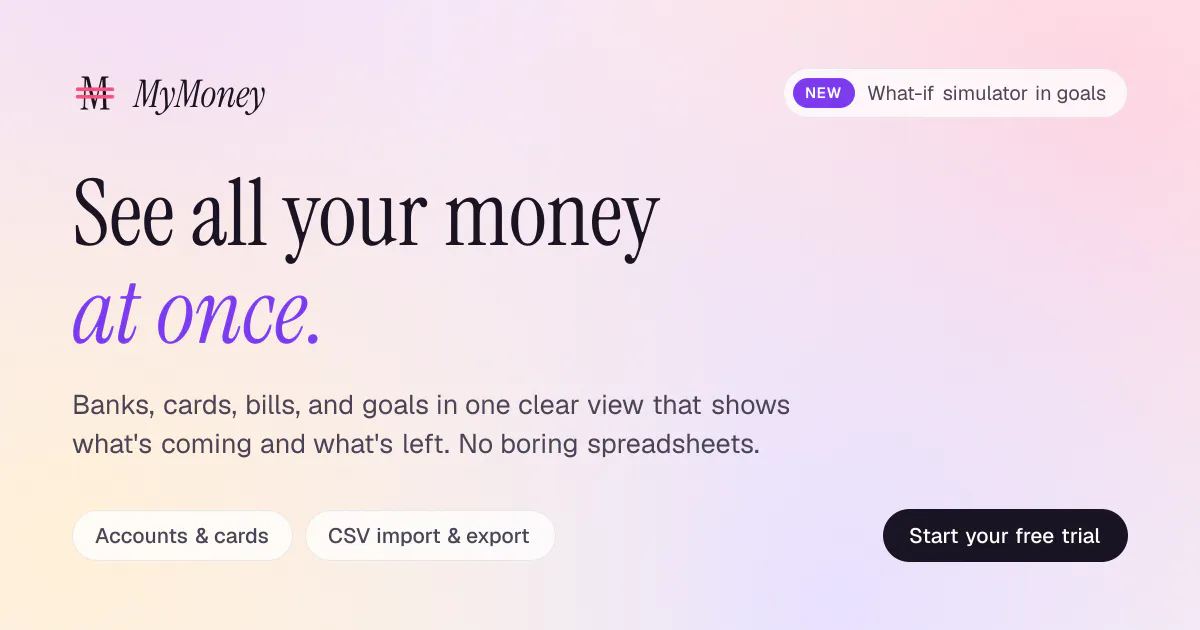 MyMoney gallery image
