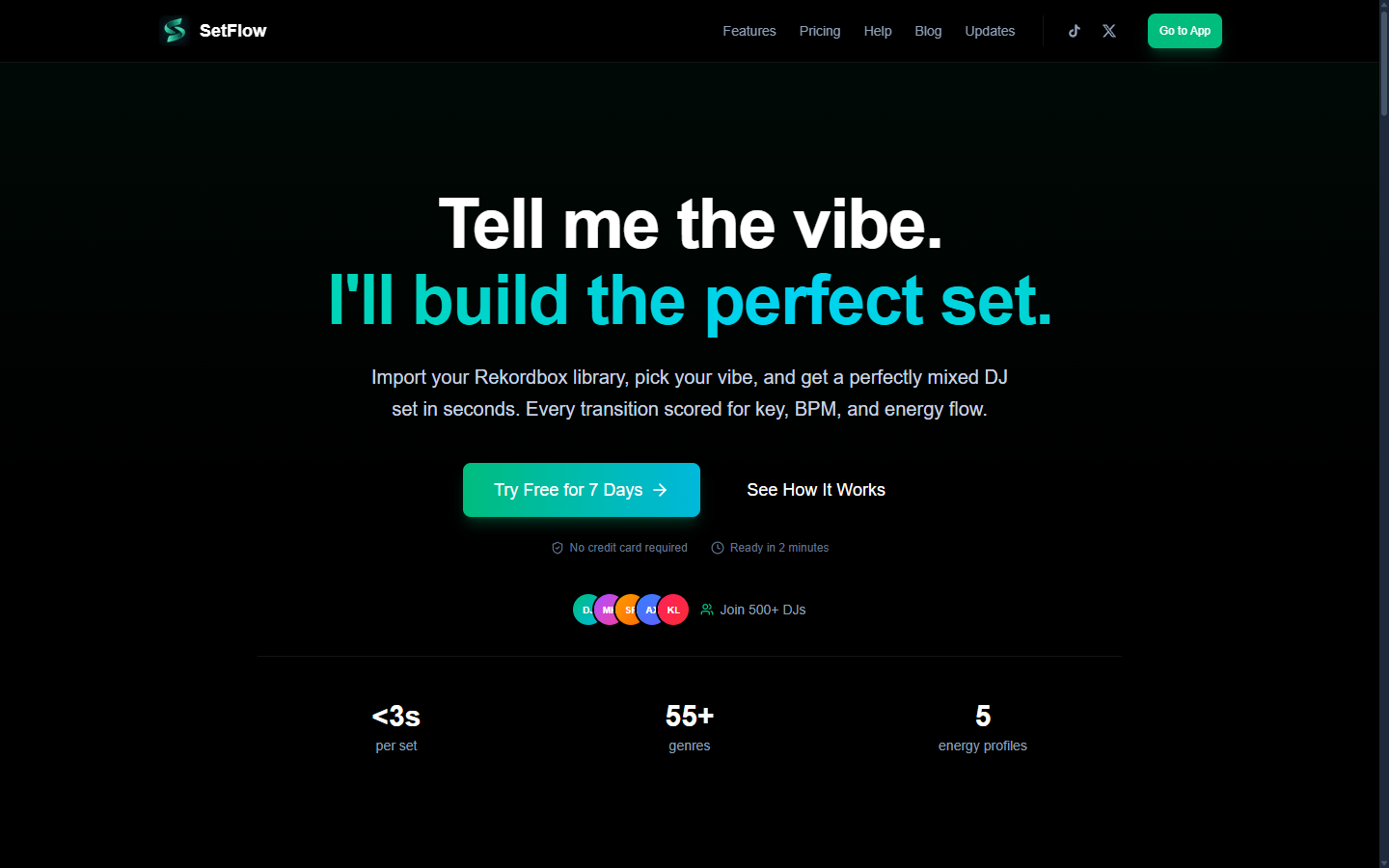 SetFlow - Main product screenshot demonstrating key features and user interface