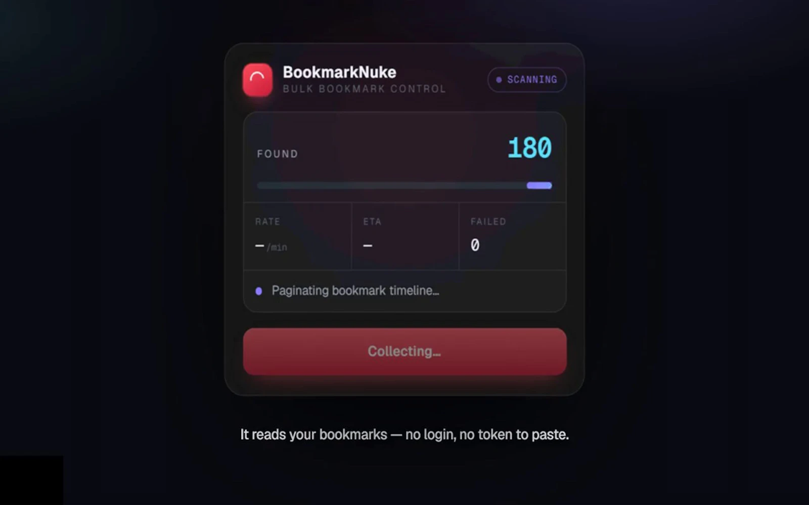 BookmarkNuke screenshot 2